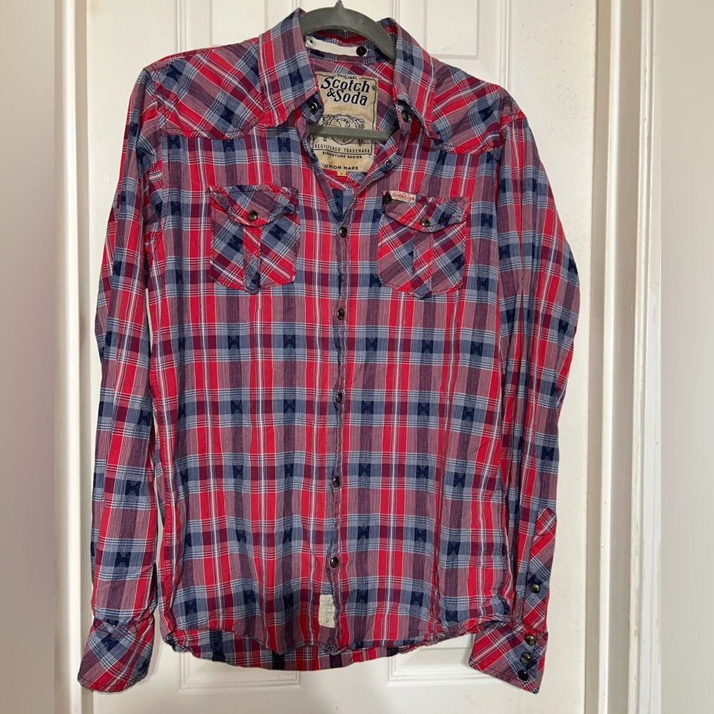 Vintage Scotch & Soda Men’s Pearl Snap Button Down